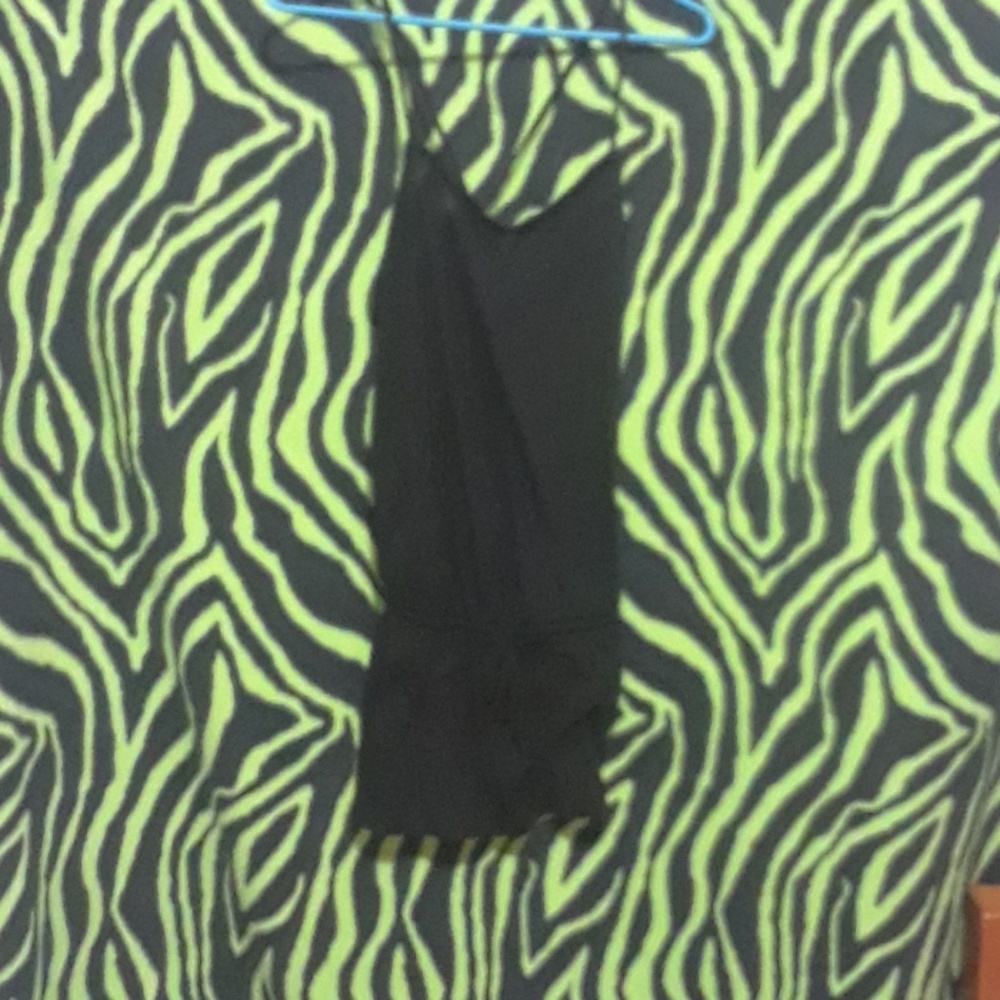 Size small,  black, cotton,  romper